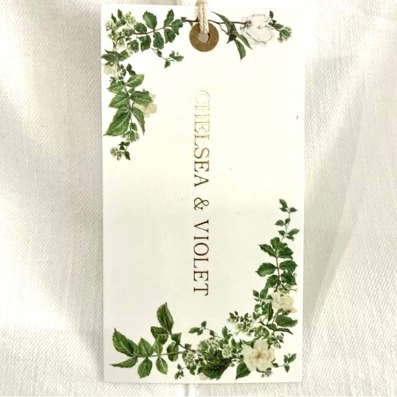 Chelsea & Violet Marbella French Winter White Crop Jeans 29 31 - Picture 3 of 11